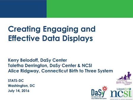 Creating Engaging and Effective Data Displays