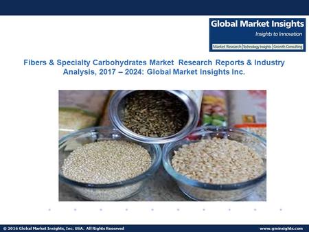 © 2016 Global Market Insights, Inc. USA. All Rights Reserved  Fuel Cell Market size worth $25.5bn by 2024 Fibers & Specialty Carbohydrates.