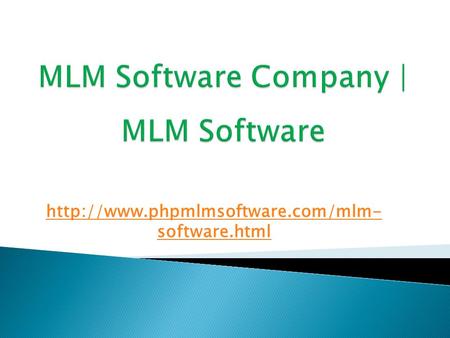 MLM Software Company | MLM Software 