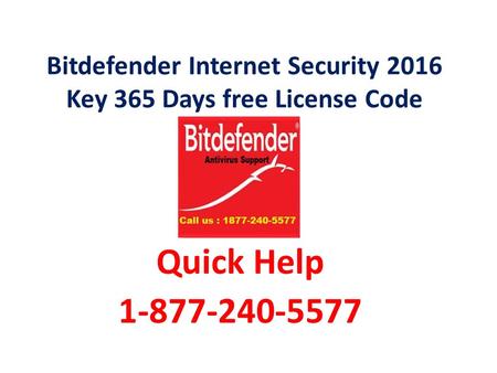 Bitdefender Internet Security 2016 Key 365 Days free License Code Quick Help