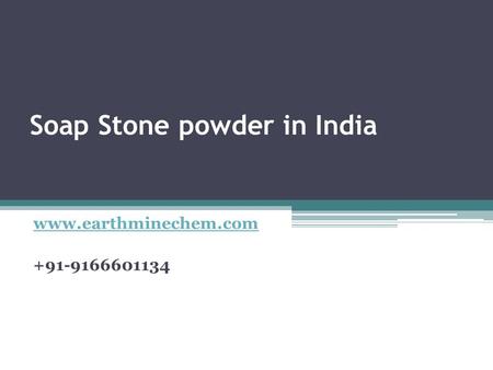 Soap Stone powder in India