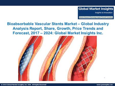 © 2016 Global Market Insights, Inc. USA. All Rights Reserved  Bioabsorbable Vascular Stents Market Share, Segmentation, Report 2024.