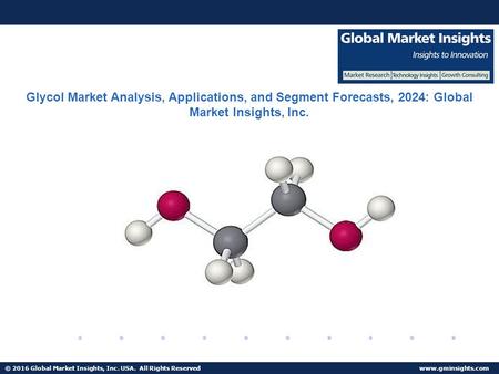 © 2016 Global Market Insights, Inc. USA. All Rights Reserved  Fuel Cell Market size worth $25.5bn by 2024 Glycol Market Analysis, Applications,