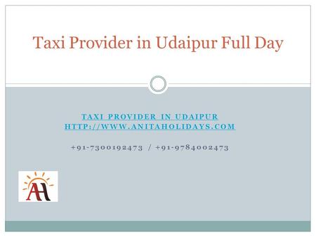 TAXI PROVIDER IN UDAIPUR / Taxi Provider in Udaipur Full Day.