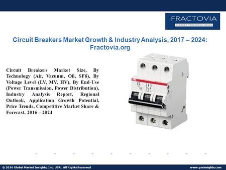 © 2016 Global Market Insights, Inc. USA. All Rights Reserved  Circuit Breakers Market Growth & Industry Analysis, 2017 – 2024: Fractovia.org.