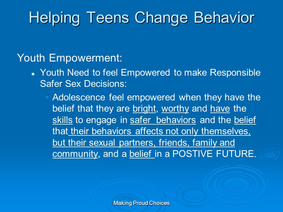 Teen'S Friends Encourage Sexual Behavior 4