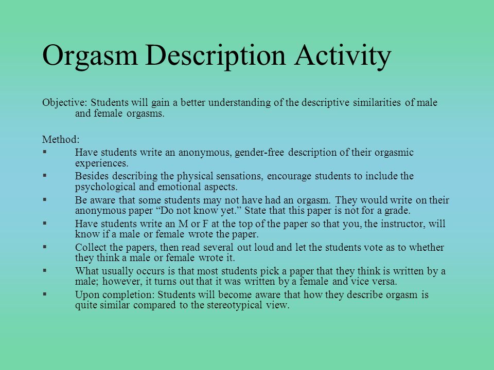 Description Of An Orgasm 28
