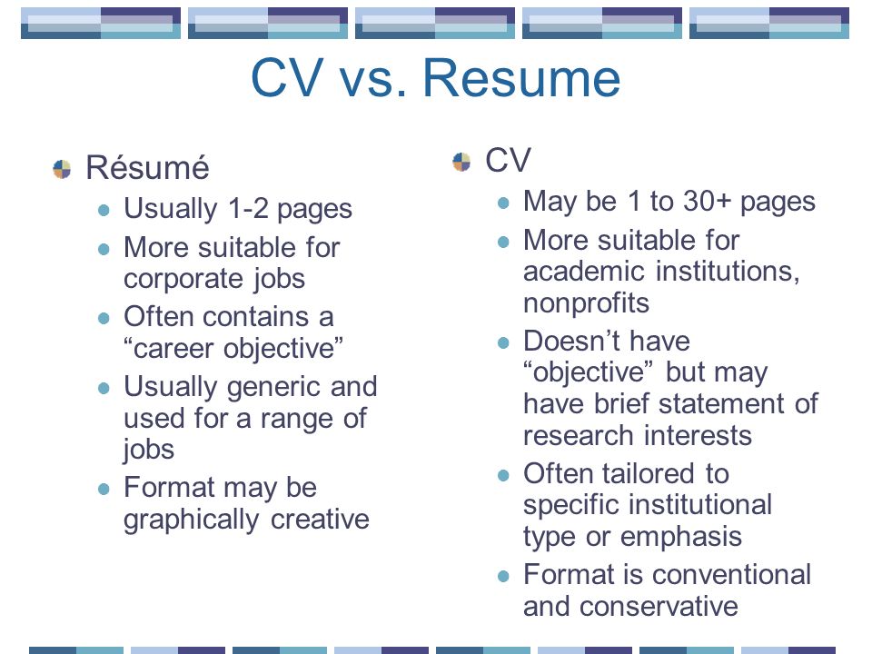 developing and enhancing your cv