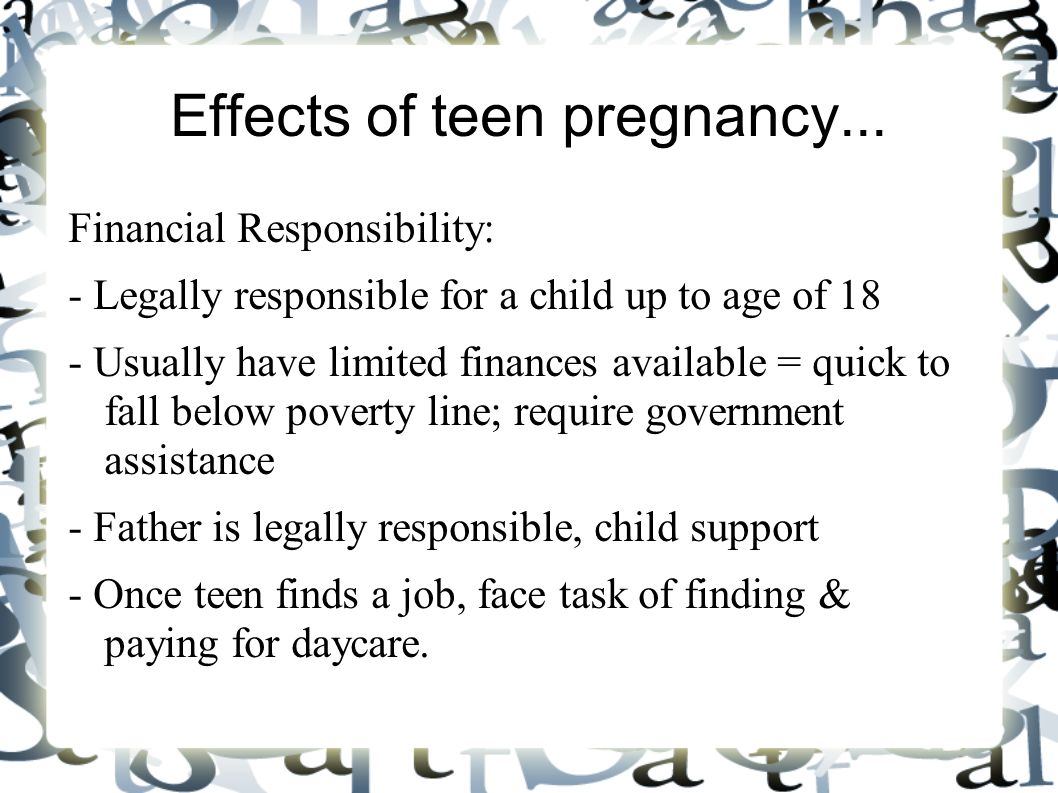 Effect Of Teen 46