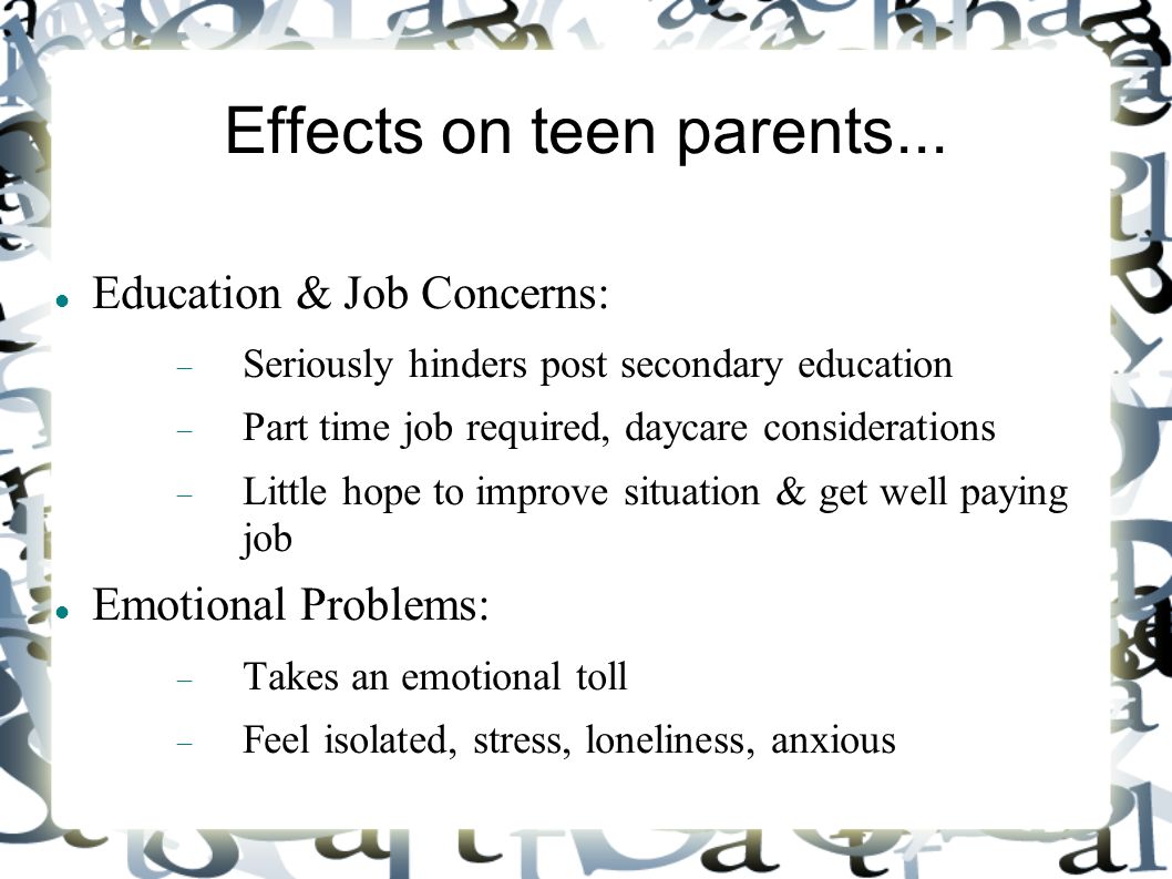 About The Effects Of Teen 3