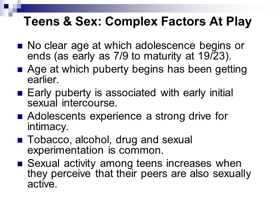 Teen Sexual Maturity 34