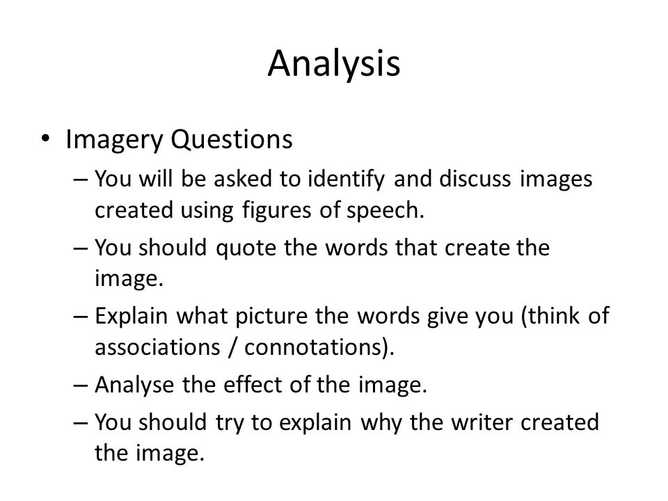 Analysis Imagery 110