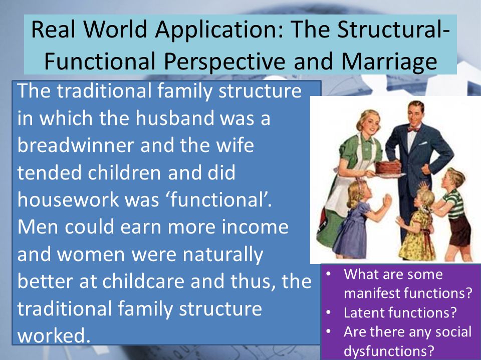 functionalist perspective on divorce