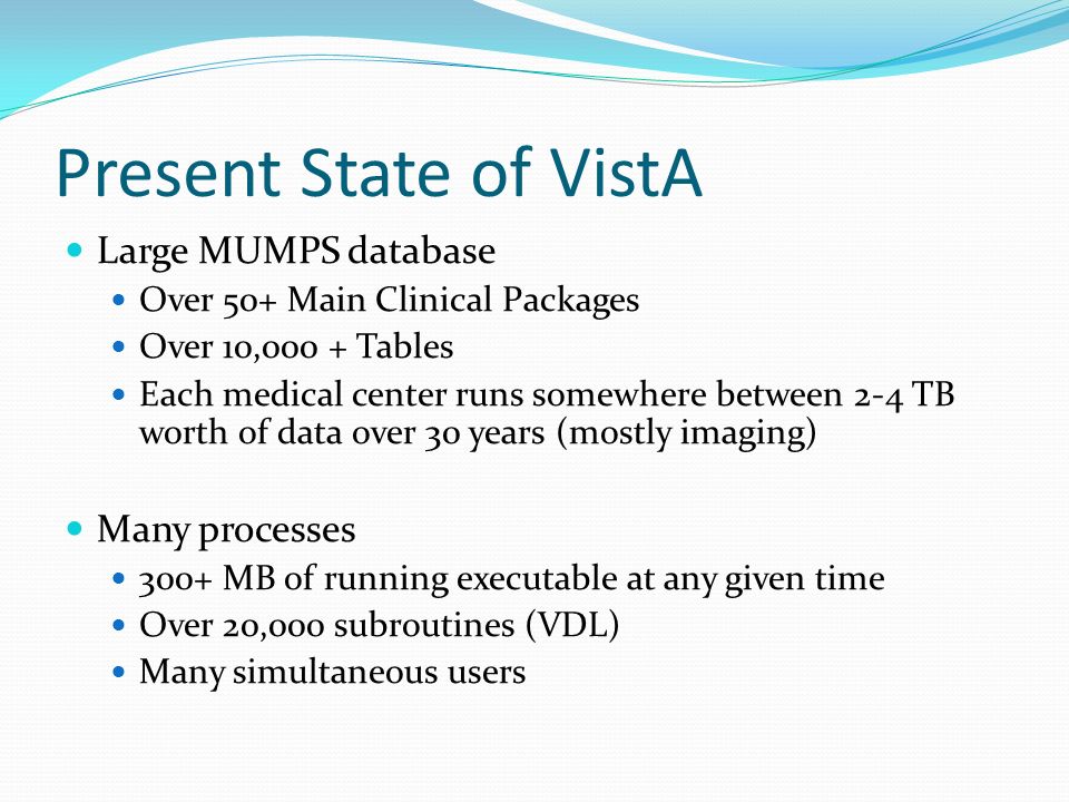 Mumps Vista Training Simulators