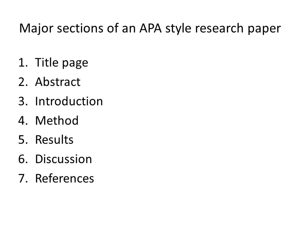 Apa Citation Essay Format
