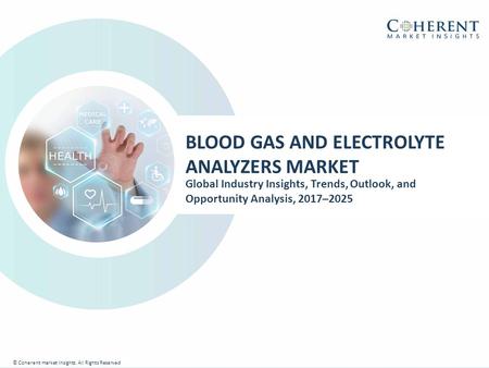 © Coherent market Insights. All Rights Reserved BLOOD GAS AND ELECTROLYTE ANALYZERS MARKET Global Industry Insights, Trends, Outlook, and Opportunity Analysis,