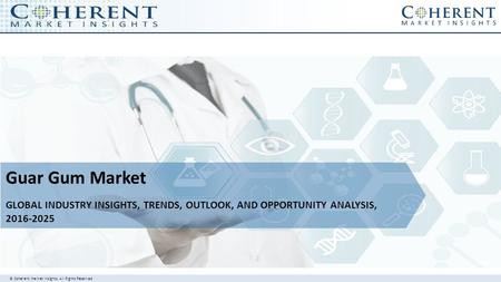 © Coherent market Insights. All Rights Reserved Guar Gum Market GLOBAL INDUSTRY INSIGHTS, TRENDS, OUTLOOK, AND OPPORTUNITY ANALYSIS,