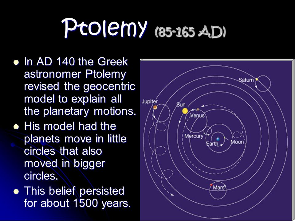 Ptolemy+%2885-165+AD%29+In+AD+140+the+Greek+astronomer+Ptolemy+revised+the+geocentric+model+to+explain+all+the+planetary+motions..jpg