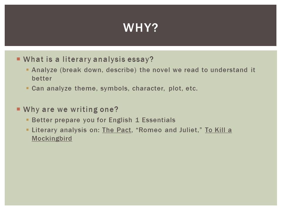 how to write a literary analysis paper examples