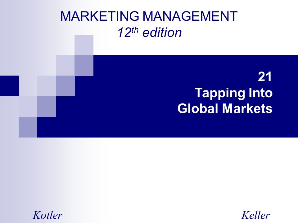 Marketing management 12th edition kotler and keller gg