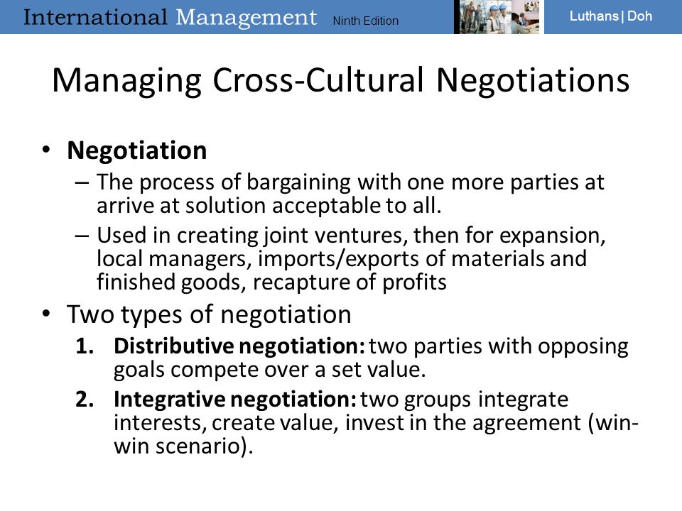 integrative bargaining examples