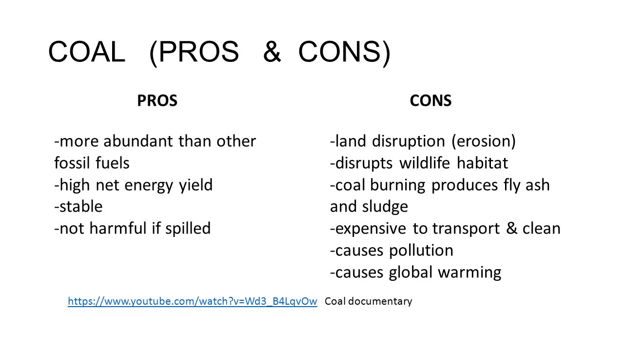 cons of fossil fuels