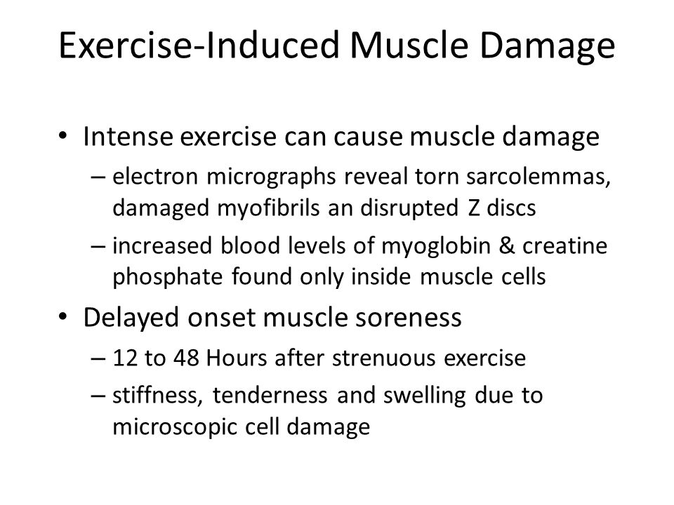 Exercise Induced Muscle Damage 88