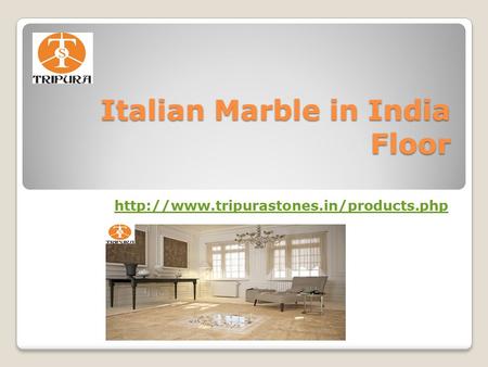 Italian Marble in India Floor