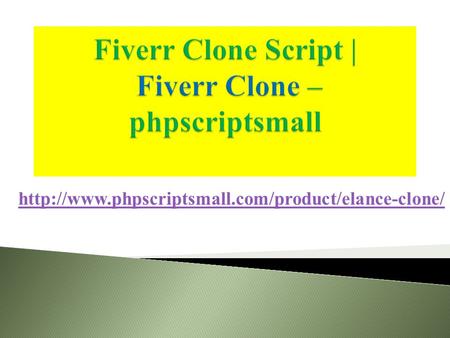 Fiverr Clone Script, Fiverr Clone – phpscriptsmall