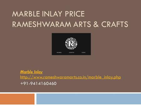 MARBLE INLAY PRICE RAMESHWARAM ARTS & CRAFTS Marble Inlay