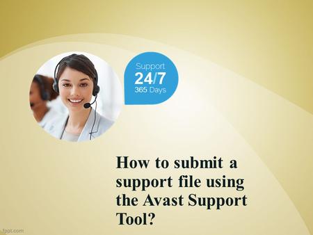 How to submit a support file using the Avast Support Tool?
