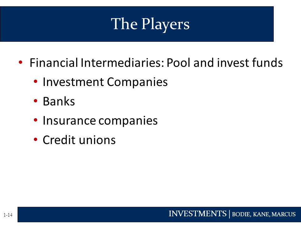 investment banks financial intermediaries