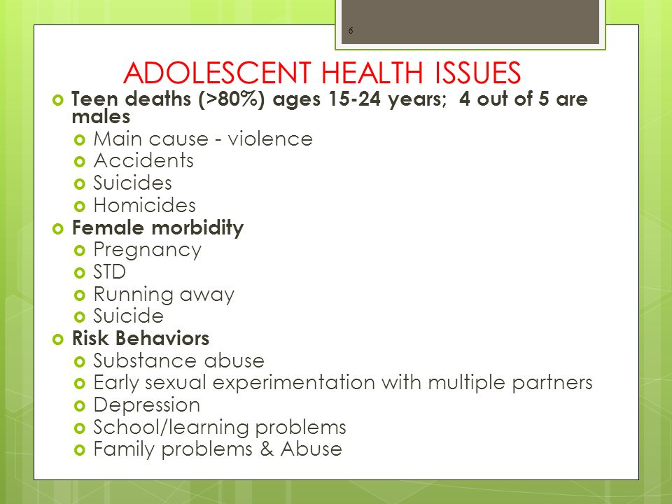Teen Health Issues Teen Sex 41