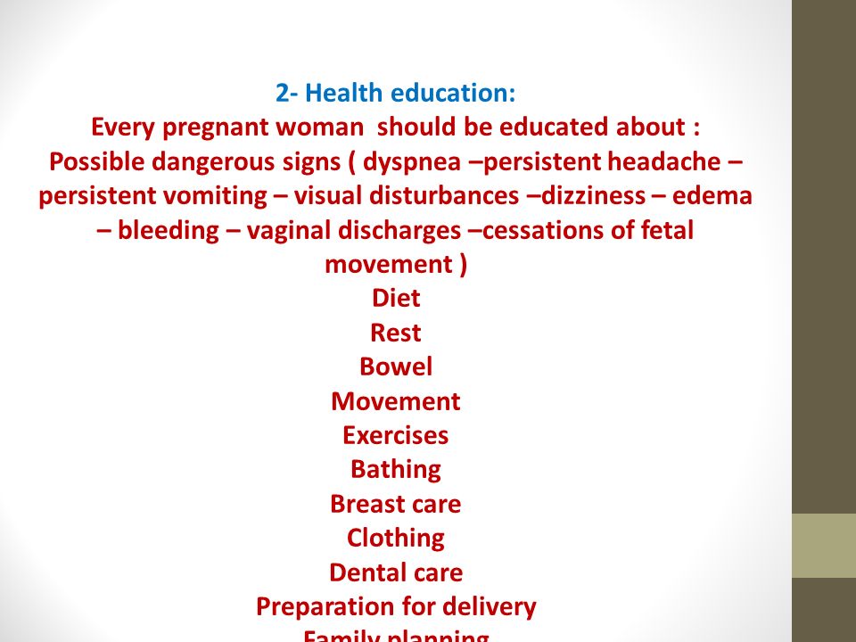 Education For Pregnant Women 43