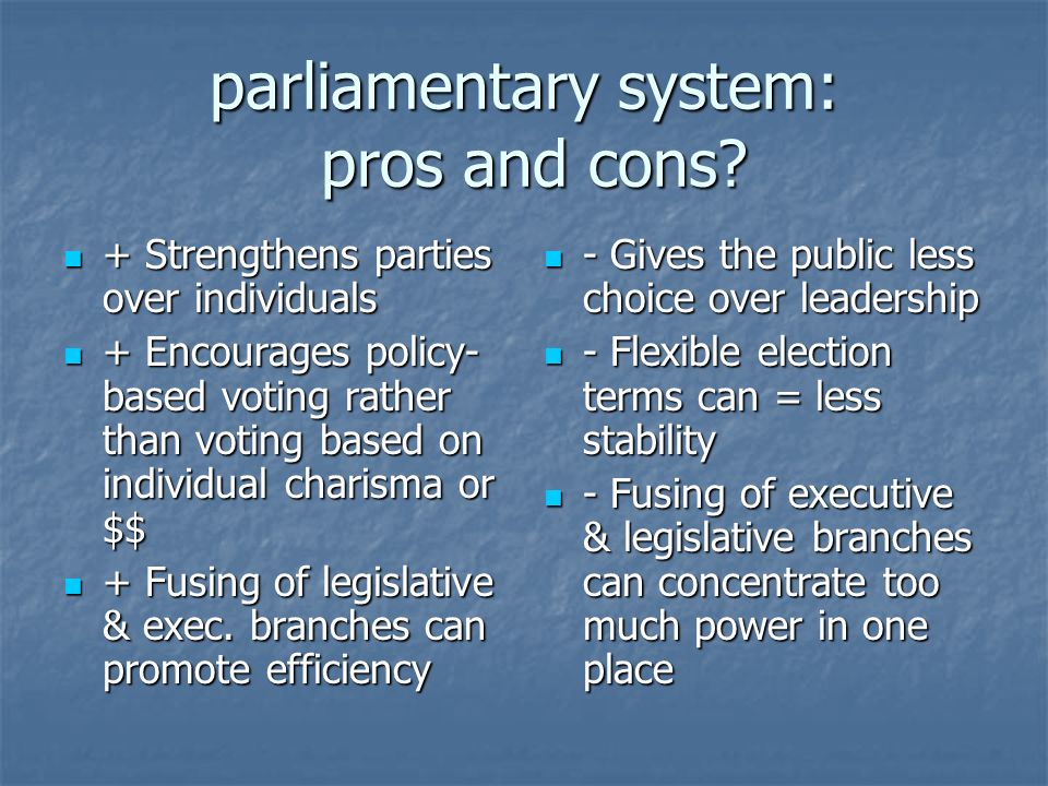 disadvantages of unitary system of government
