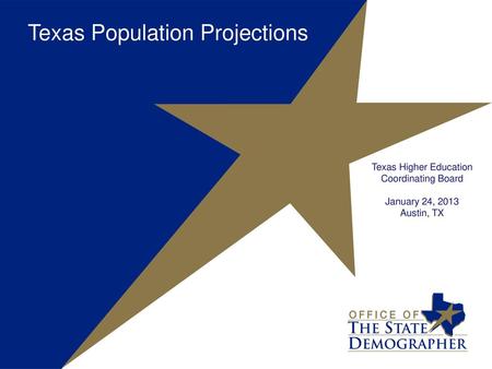 Texas Population Projections