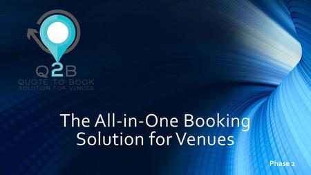 The All-in-One Booking Solution for Venues