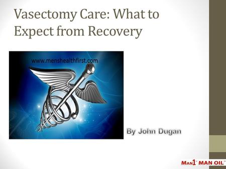 Vasectomy Care: What to Expect from Recovery