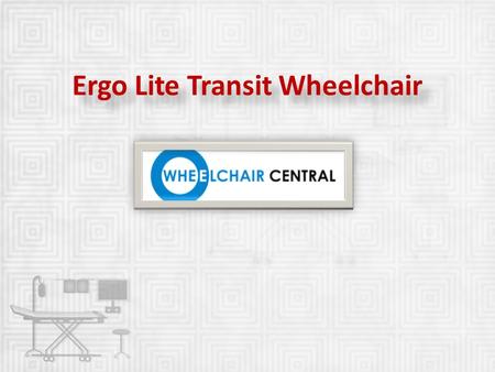 Ergo Lite Transit Wheelchair Ergo Lite Transit Wheelchair.