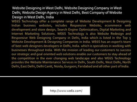 Website Designing in West Delhi, Website Designing Company in West Delhi, Website Design Agency in West Delhi, Best Company of Website Design in West Delhi,