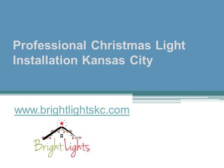Professional Christmas Light Installation Kansas City