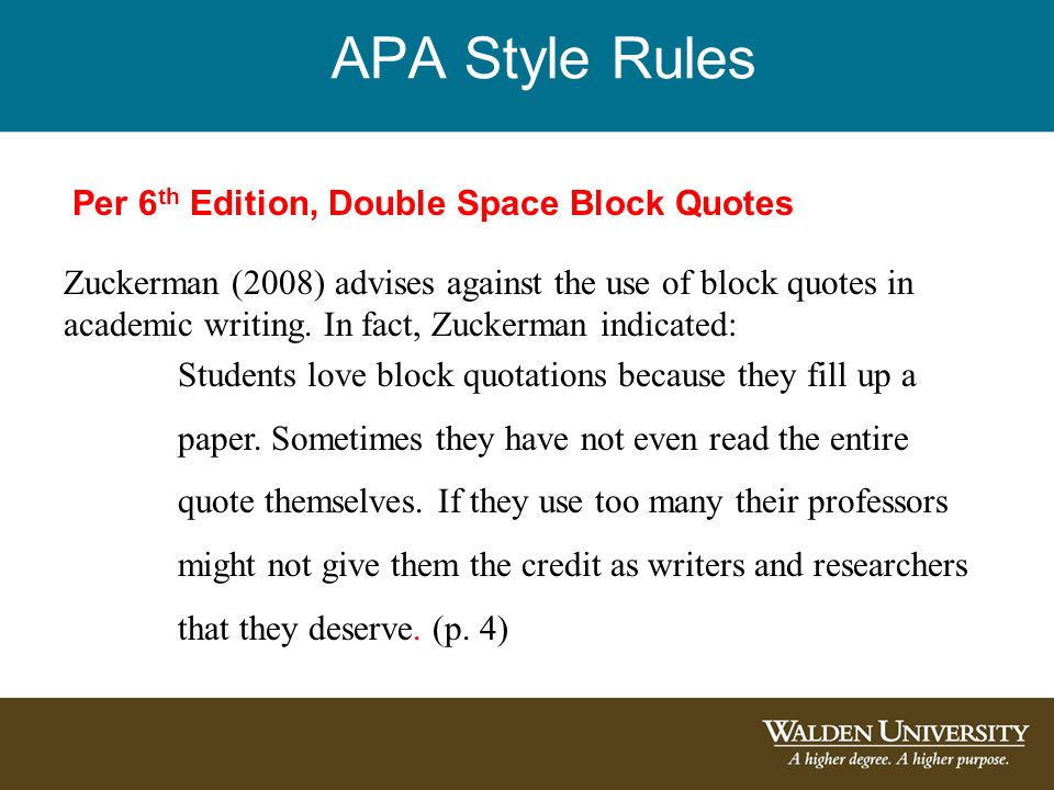 How To Quote In An Essay Apa Style