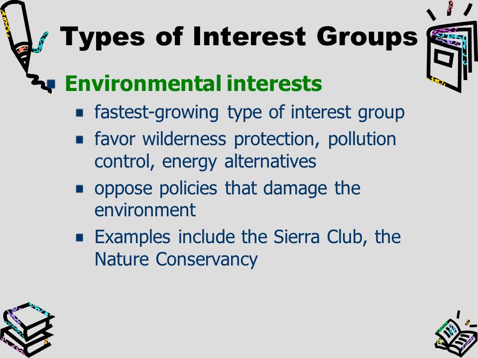 Interest Group Examples 64