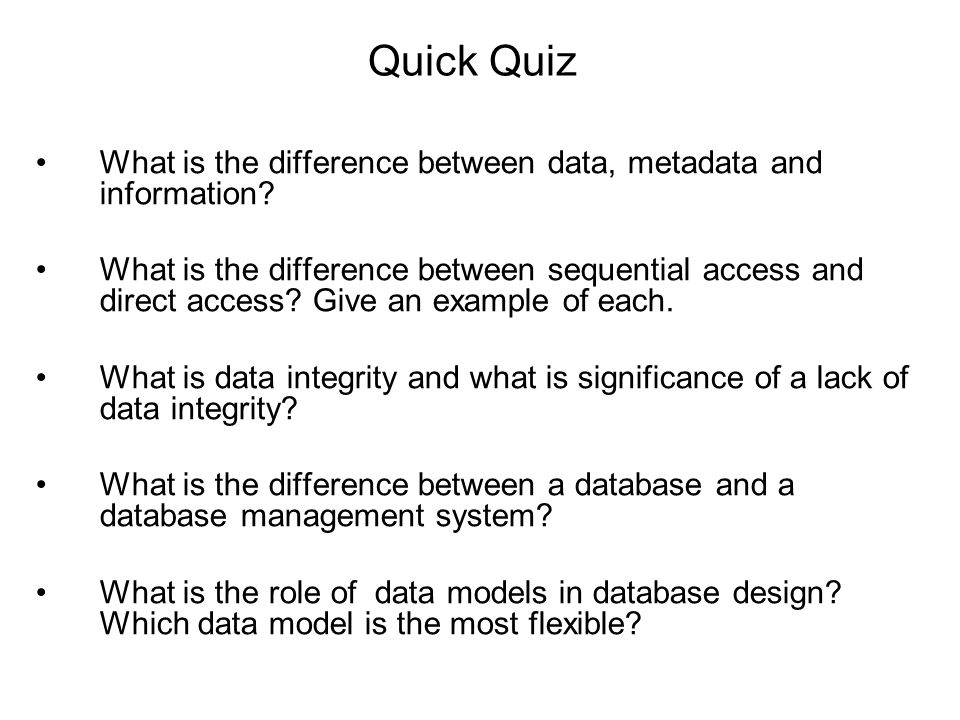 difference between data, information and meta data ...
