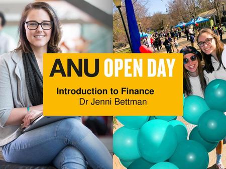 Introduction to Finance Dr Jenni Bettman