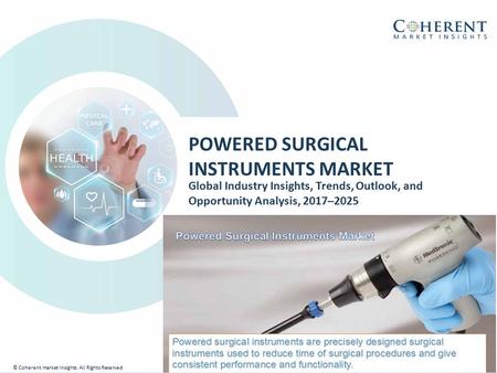 © Coherent market Insights. All Rights Reserved POWERED SURGICAL INSTRUMENTS MARKET Global Industry Insights, Trends, Outlook, and Opportunity Analysis,