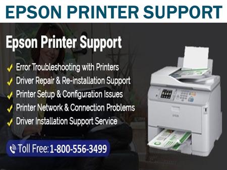Epson Printer Support 1-800-556-3499 Phone Number