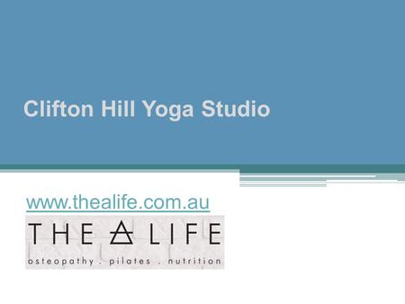 Clifton Hill Yoga Studio  - -