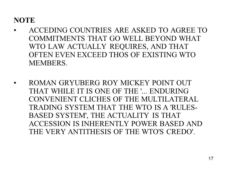 rule based trading system wto