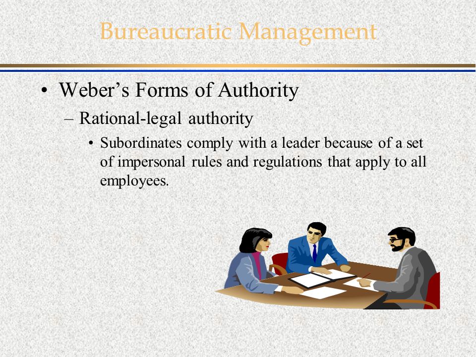 max weber rational legal authority